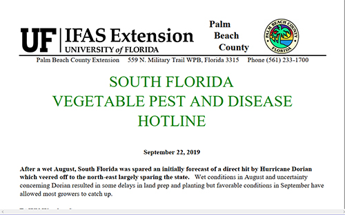 Image of Pest and Disease newsletter