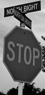 Stop Sign and Street Signs