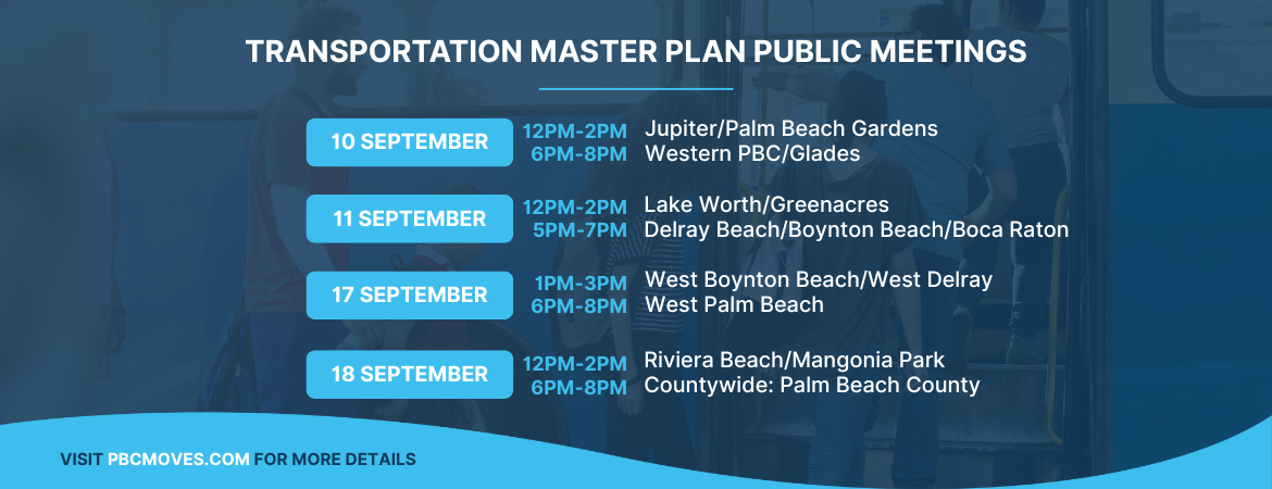 PBC Moves - Transportation Master Plan Public Meetings
