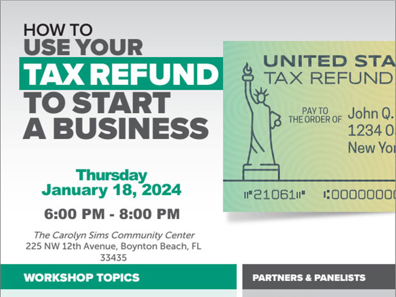 Tax Refund Event Flyer thumbnail image