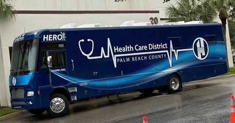 Hero Bus from Health Care District Palm Beach County