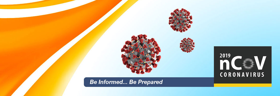 Corona Virus page banner for Palm Beach County information