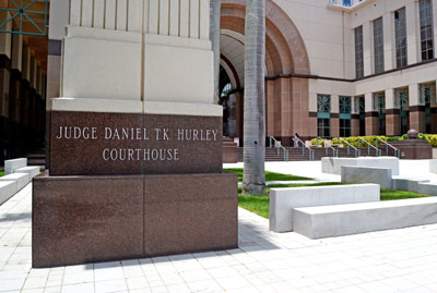 The courthouse was renamed after Judge Daniel T. K. Hurley in 2018. 
