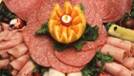 cold cuts with orange on top