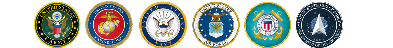 U.S. Military Armed Services Crests