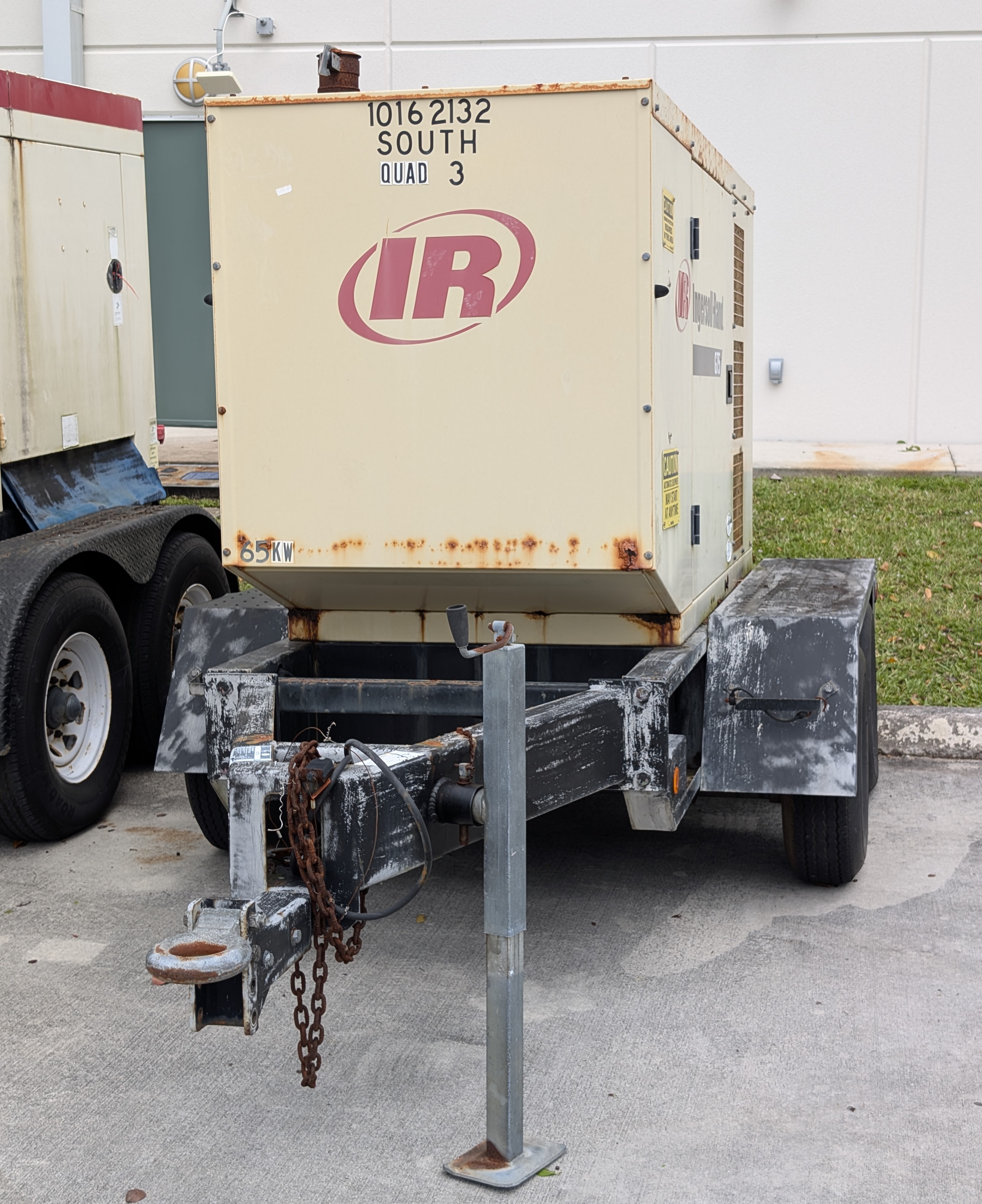 2004 INGERSOLL RAND G75 60 Kw TRAILER MOUNTED GENERATOR