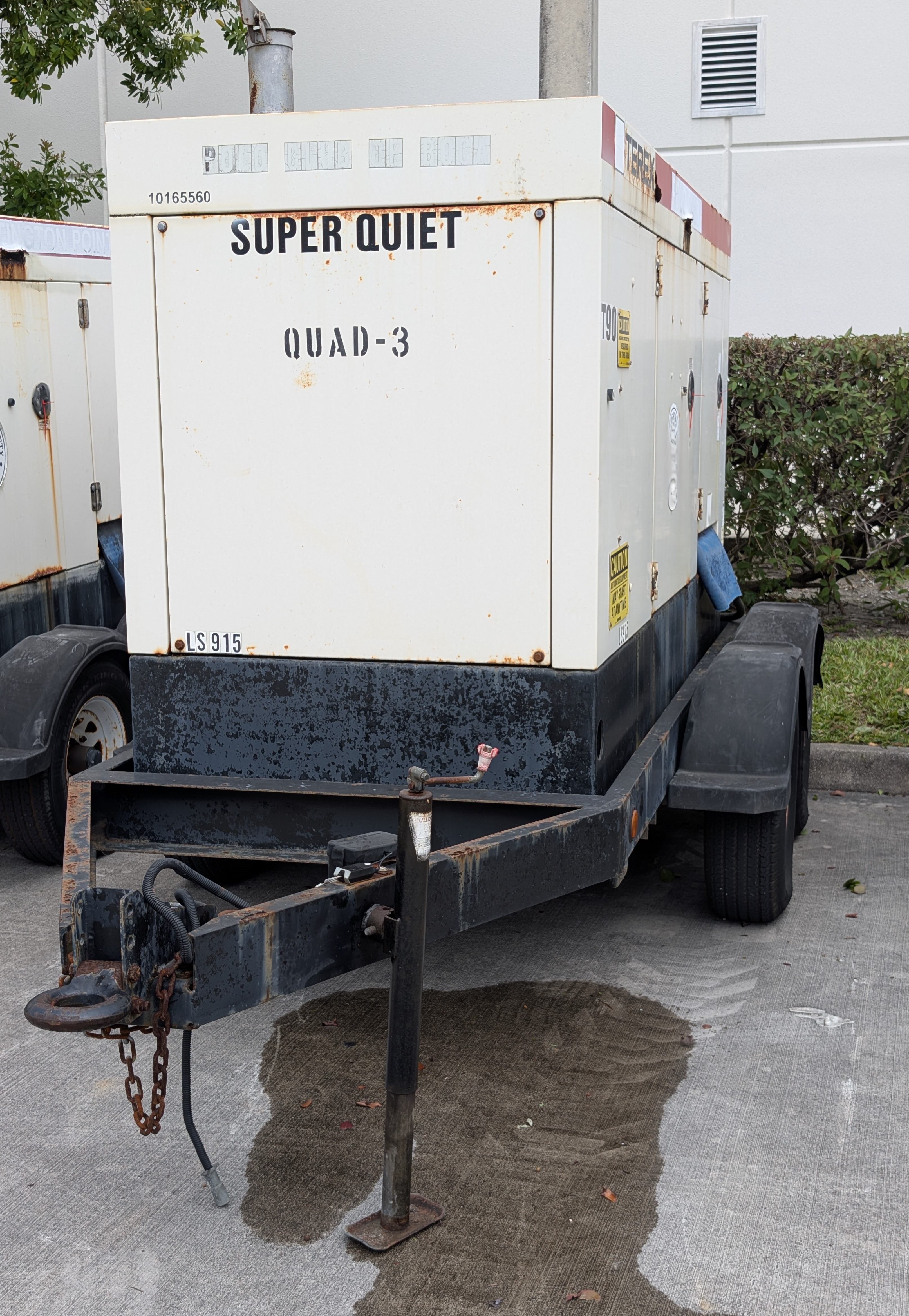 2006 TEREX T90P 80 Kw TRAILER MOUNTED GENERATOR