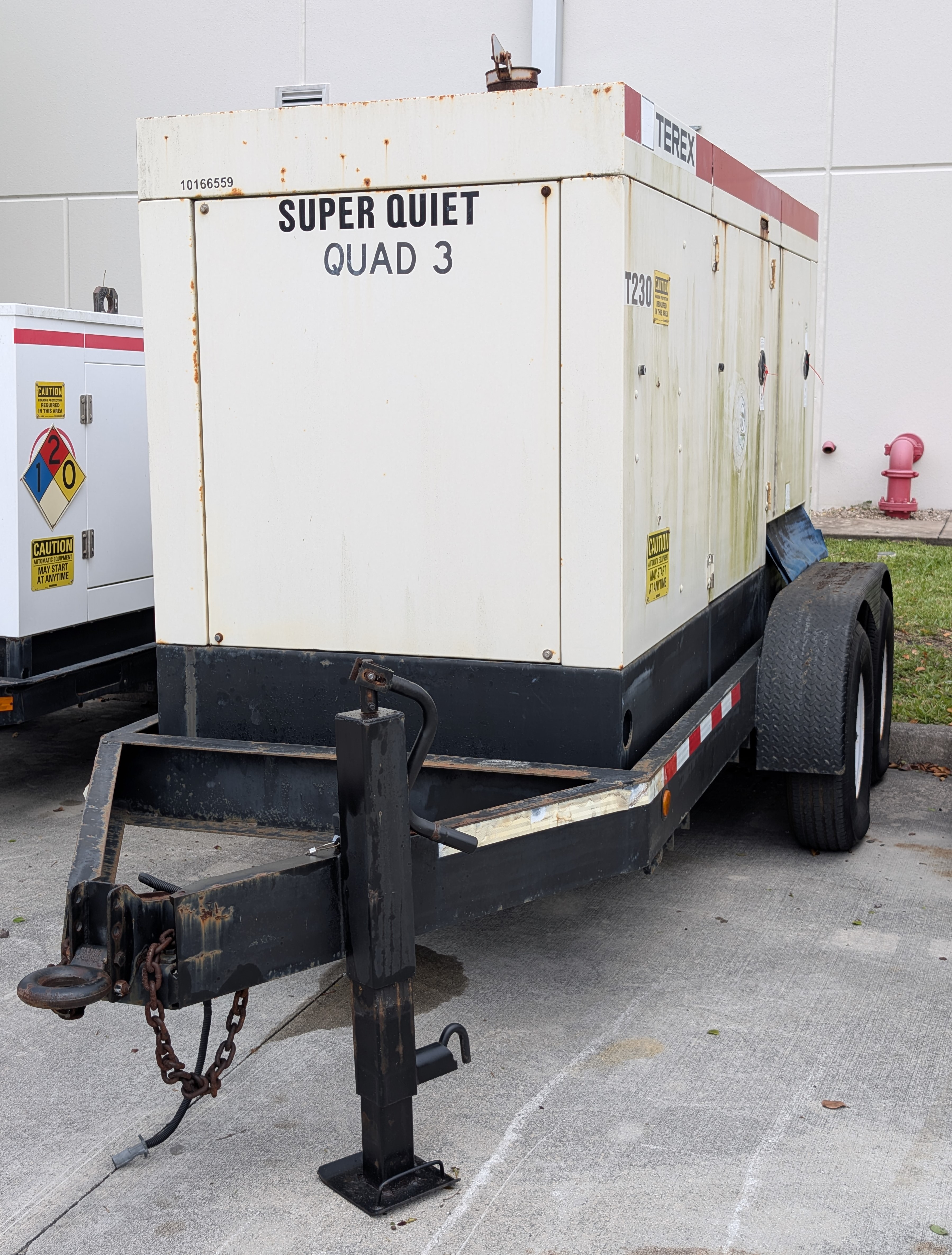 2006 TEREX T230J 170 Kw TRAILER MOUNTED GENERATOR