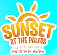 sunset at the palms