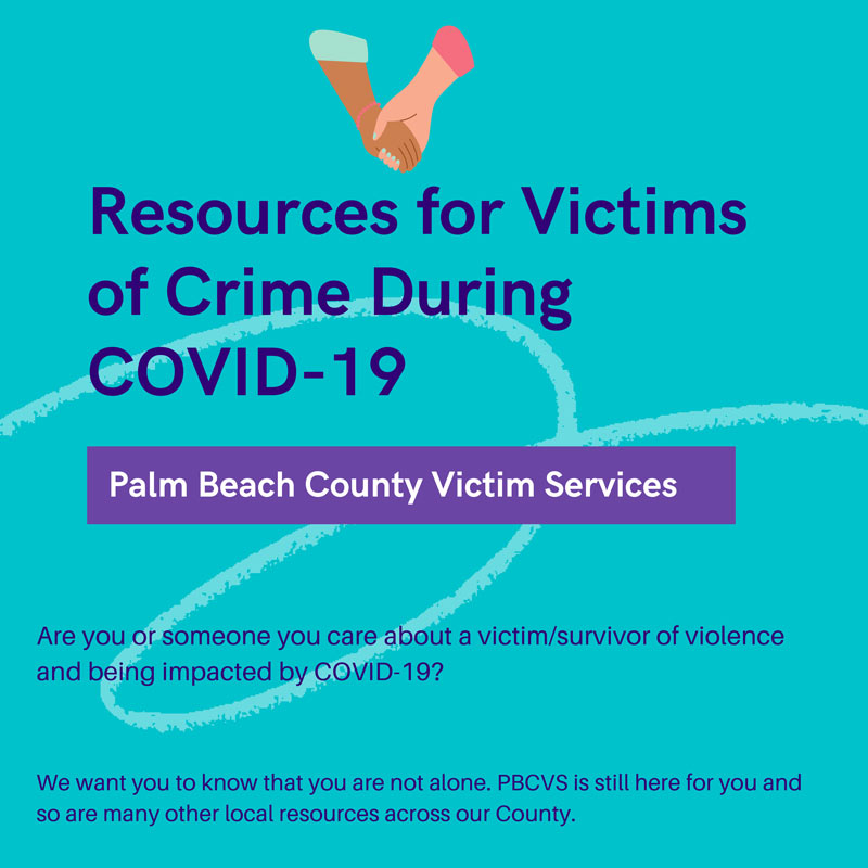 Resource for Victims of Crime During COVID-19