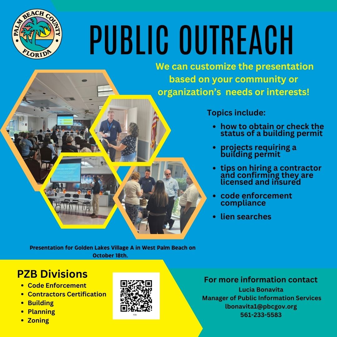 Flyer for Public Outreach -- full text available in story
