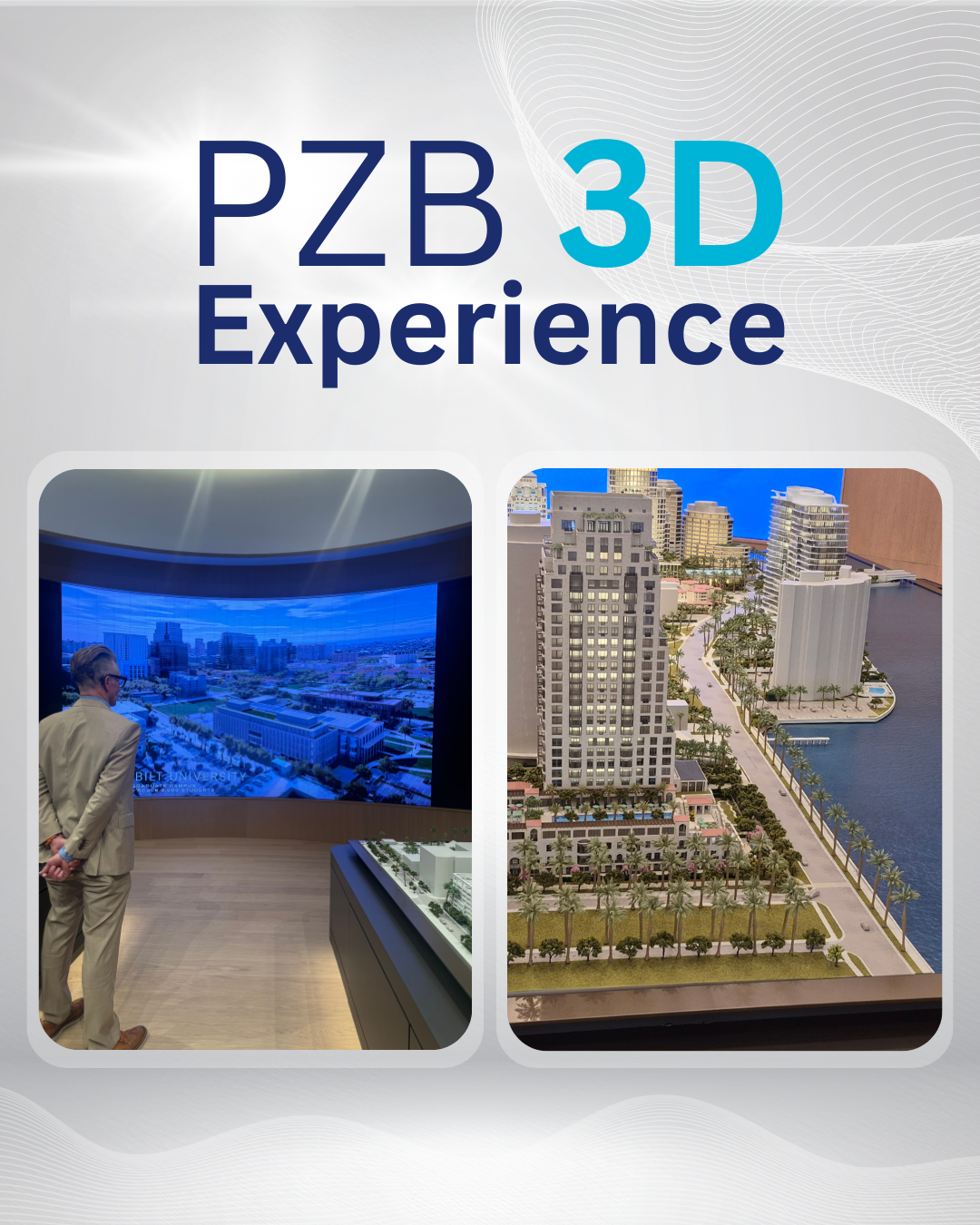 3D Experience presentation hosted by Related Ross at Cityplace in West Palm Beach, offering a dynamic look at the future of Downtown West Palm Beach.