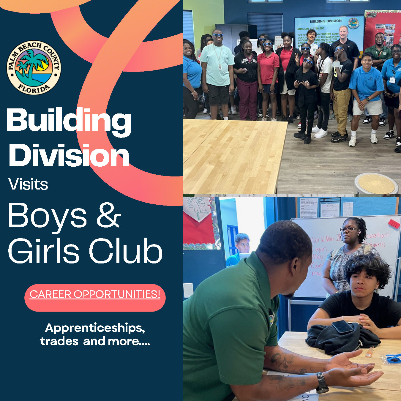 pzb building visits boys and girls clubs