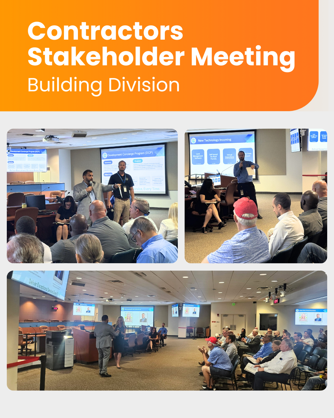contractors stakeholder meeting building division