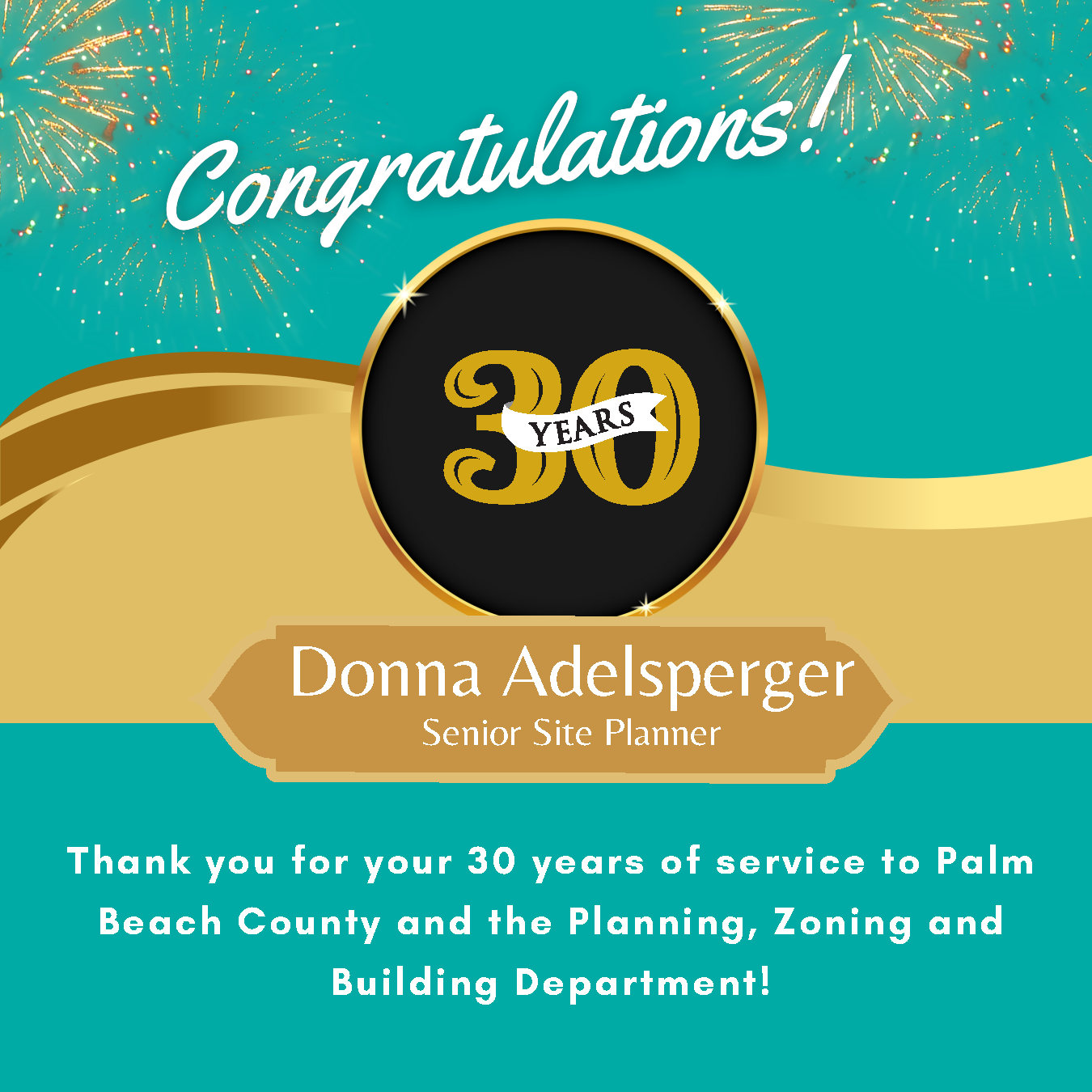 Donna Adelsperger Celebrates 30 Year Anniversary