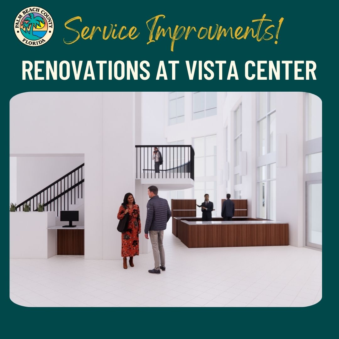 Exciting changes are underway at the Vista Center lobby renovation