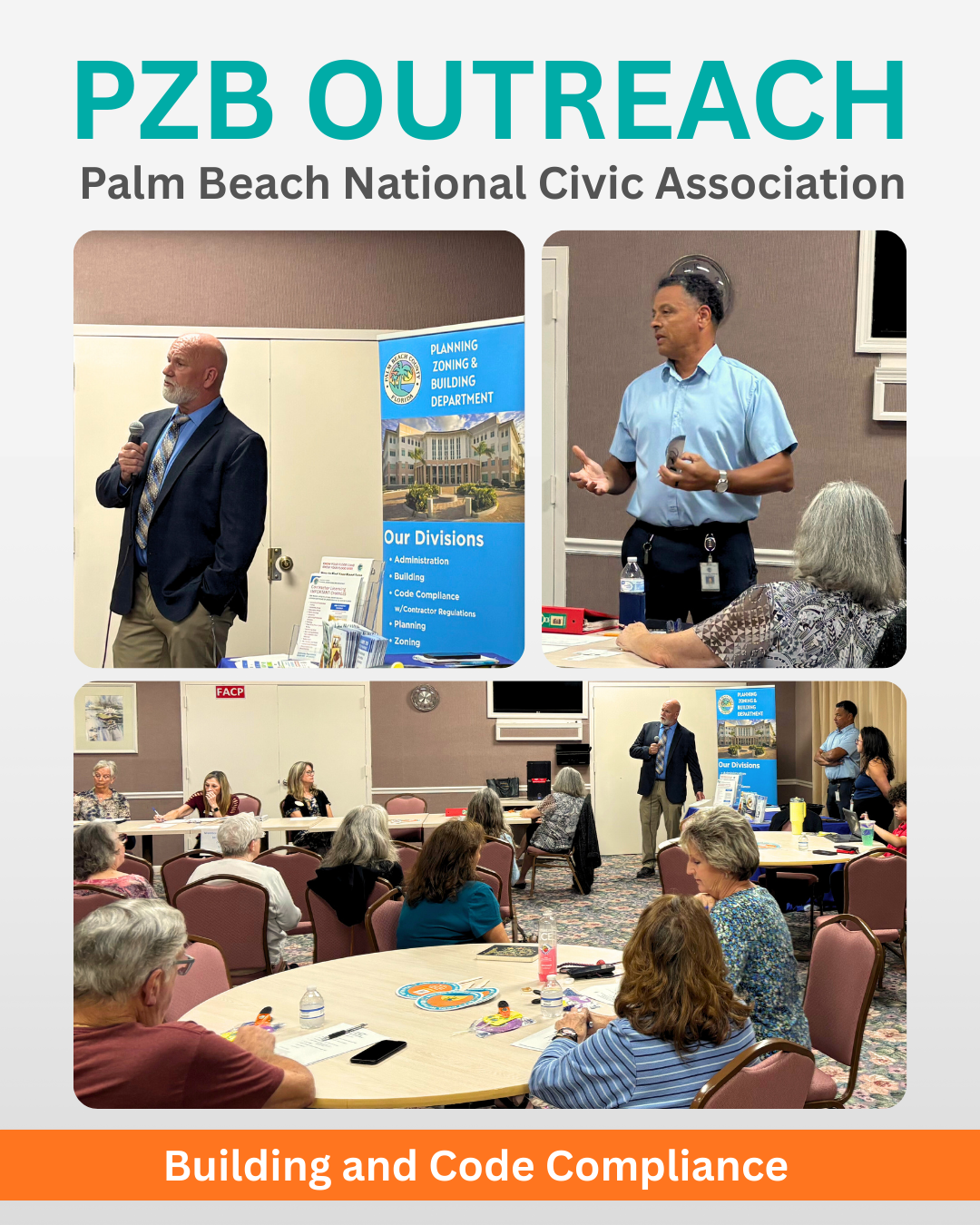 PZB Outreach Palm Beach National Civic Association!