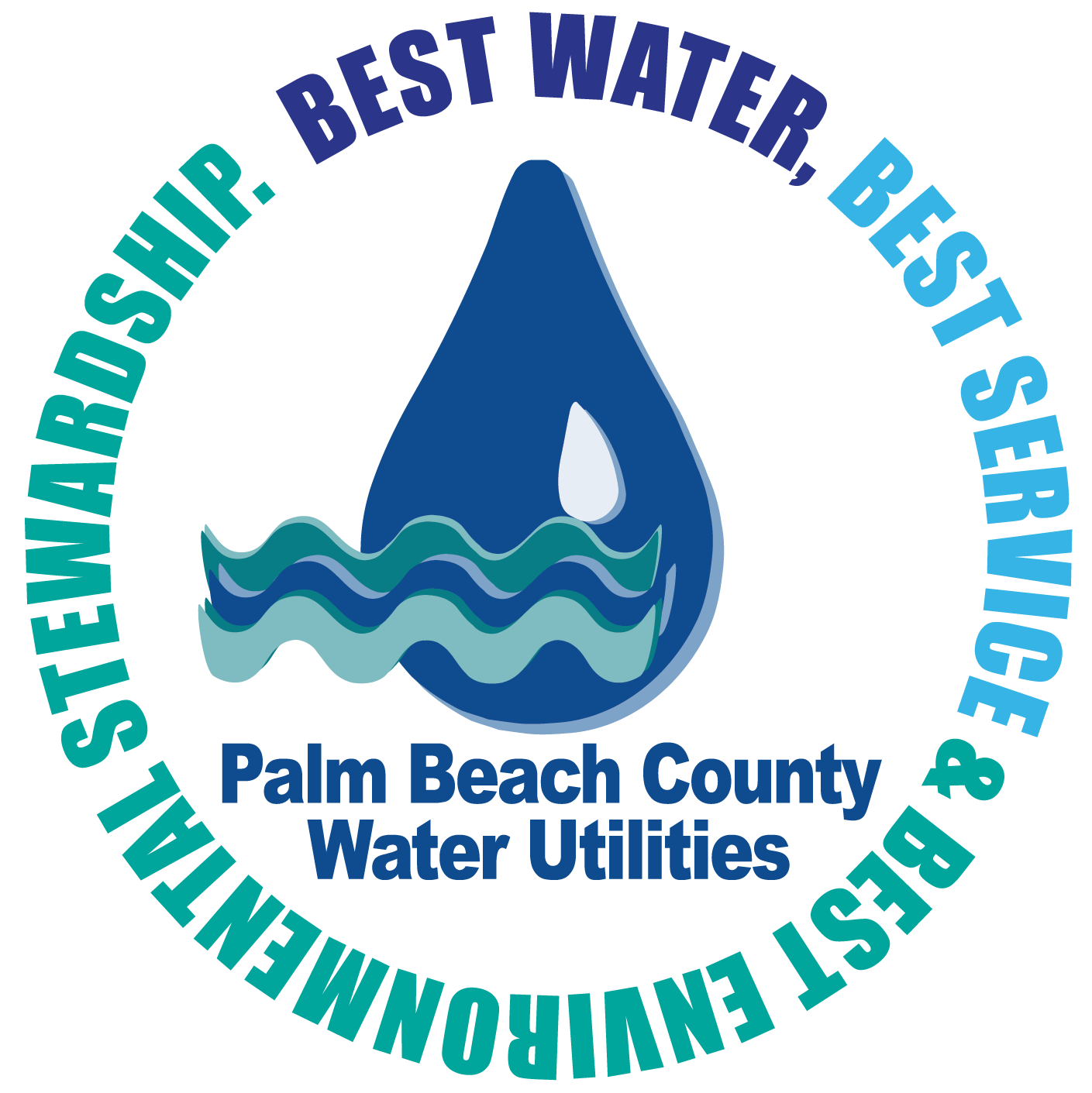 Palm Beach County Water Utilities logo image