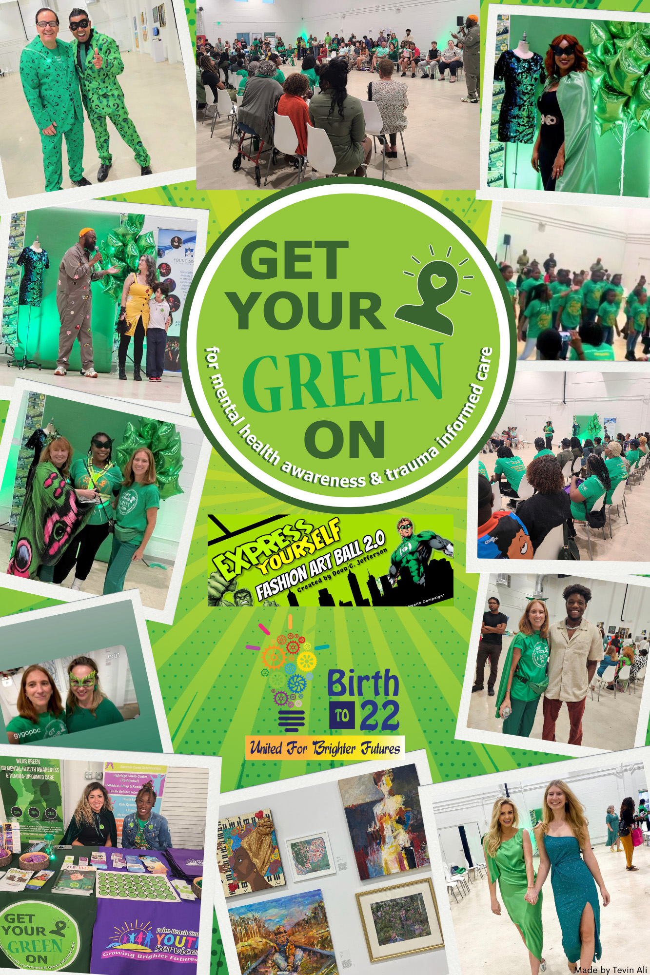 get your green on larger collage