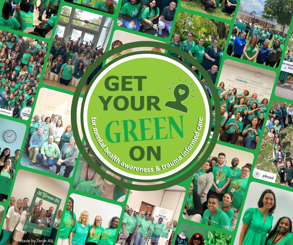 get your green on collage