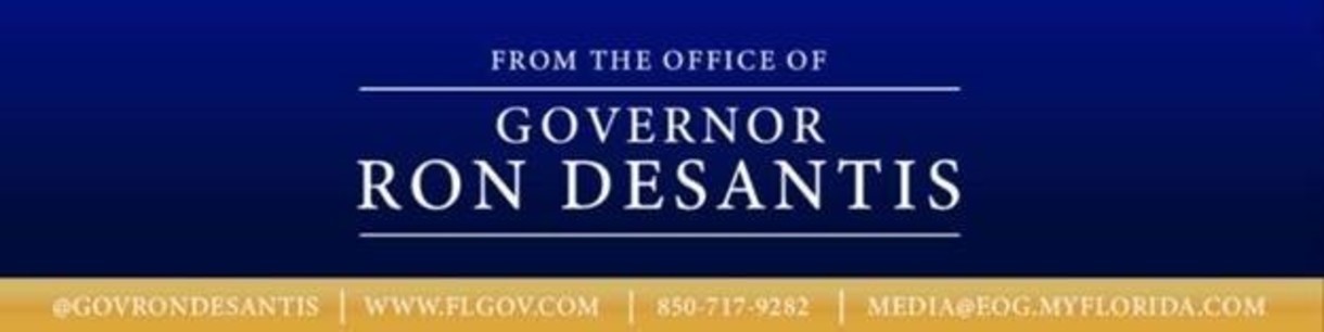 Governor Ron DeSantis Press Release Header