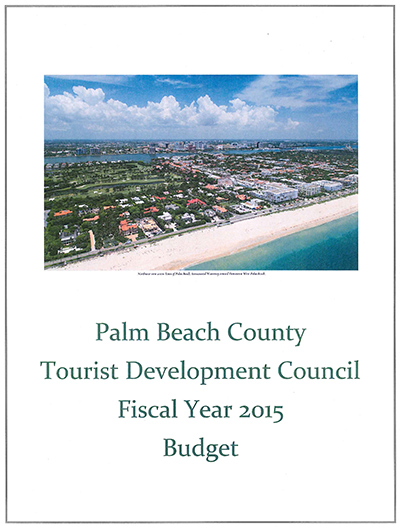 Cover of TDC Budget Book, 2015